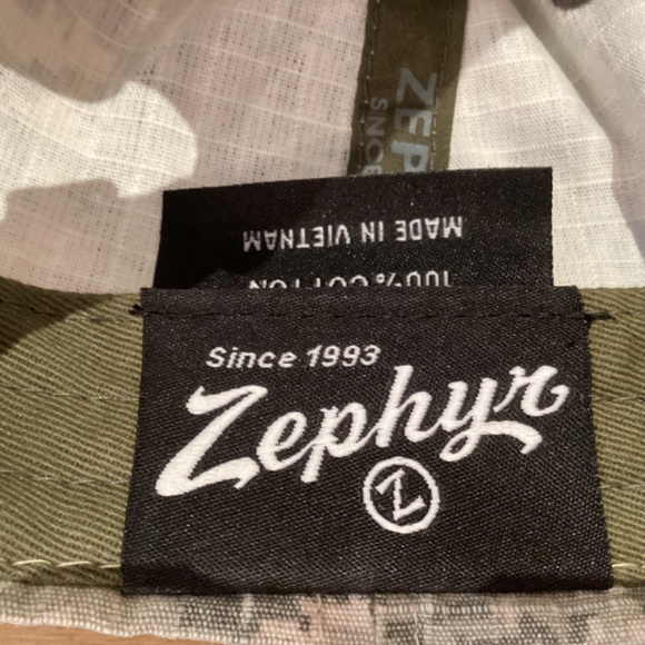 Zephyr Men’s Camo US Flag FSU Ball Cap - Picture 5 of 7